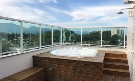 Cobertura com 2 dormitórios à venda, 115 m² por r$ 720.000,00 - estufa i - ubatuba/sp
