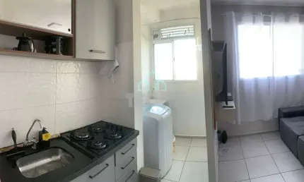 Apartamento com 2 dormitórios à venda, 42 m² por r$ 260.000,00 - jardim canuto borges - taubaté/sp