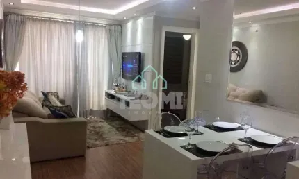 Apartamento com 2 dormitórios à venda, 54 m² por r$ 265.000,00 - parque são luís - taubaté/sp