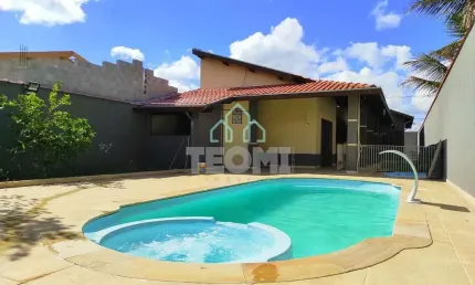 Casa com 3 dormitórios (1 suíte) piscina, 400 m² - venda por r$ 750.000 ou aluguel por r$ 3.800/mês