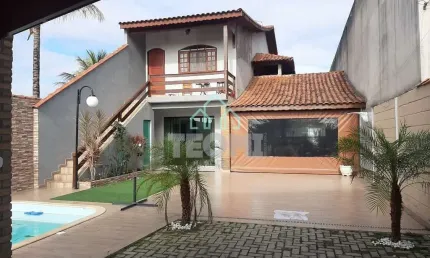 Sobrado com 6 dormitórios sendo 1 suíte à venda, 205 m² por r$ 905.000 - granja bela vista - taubat