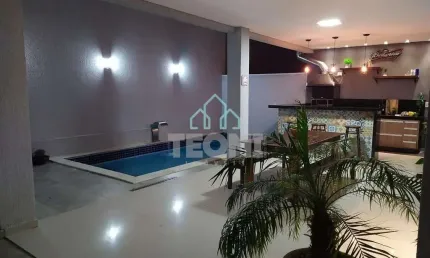 Sobrado com 3 dormitórios (1 suíte) à venda, 220 m² por r$ 1.320.000 - condomínio tecoara - taubaté