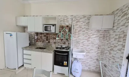 Kitnet com 1 dormitório para alugar, 45 m² por r$ 1.700,00/mês - centro - taubaté/sp