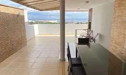 Cobertura 100% mobiliada –vista para o rio negro– residencial turim, ponta negra
