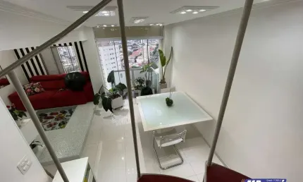 Cobertura duplex a venda 02 dormitórios 01 suíte e 01 vaga, 110 m² - saúde