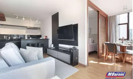 APARTAMENTO P/ LOCAÇÃO, JD. PAULISTA ,1 Q (1 SUITE ),1 VAGA , MOBILIADO.