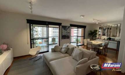 Lindo e amplo apartamento em Moema 167m2 com 3 Suítes! 5 Banheiros 4 Vagas