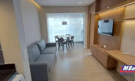 APARTAMENTO MOBILIADO , LOCAÇÃO, JD.PAULISTA,1 DORM (SUITE) ,1VAGA , 38M2.