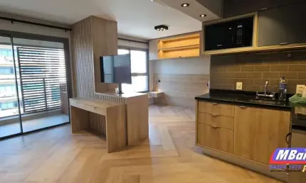 Apartamento studio jd.paulista ,semi-mobiliado ,1 dorm (suite), 1vaga,38m2.