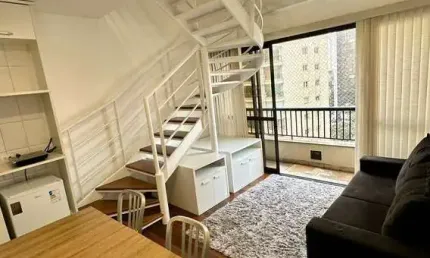 Loft duplex , para locação , 45m2, jd.paulista , 1 suíte, 1vaga