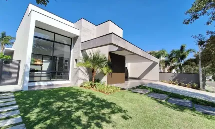 Casa térrea à venda no condomínio shambala 2 com 4 suítes