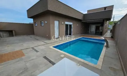 Casa nova à venda em condomínio dentro da cidade de atibaia-sp