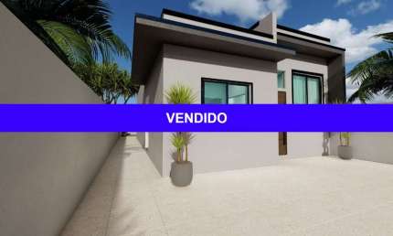 Casa térrea à venda com 91,09m² de área construída em ótima rua