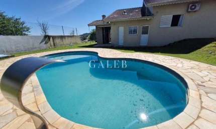 CASA TÉRREA COM 3 SUÍTES, PISCINA E ESPAÇO GOURMET COM 800M2 DE TERRENO ATIBAIA SP