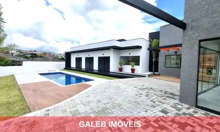 Casa térrea nova à venda em condomínio alto padrão na cidade de Atibaia