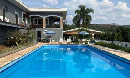 Casa térrea de Luxo com Vista Panorâmica à venda em Atibaia, com 5 quartos, em condomínio