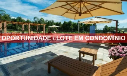 Terreno em Condomínio Buona Vita em Atibaia-SP: 395m² de área para venda!
