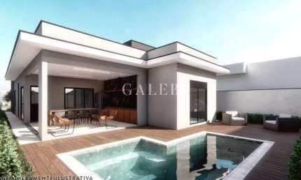 Casa em Condomínio de Luxo na Cachoeira - Atibaia-SP: 3 Quartos, 3 Suítes, 3 Salas, 5 Banheiros, 4 Vagas e 182,50m².