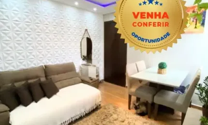 apartamento mobiliado, 2 quartos, portaria 24 horas, ponto de ônibus na frente