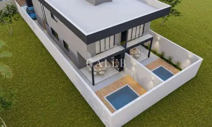 Sobrado à venda com 3 suítes, piscina e 186m² de área construída