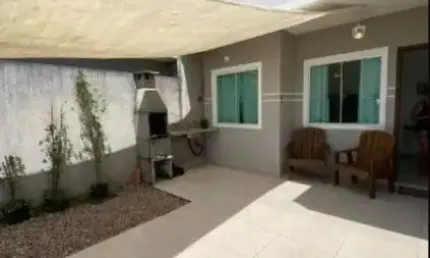 Casa com 2 dormitórios, à 100m da praia, à venda por r$ 380.000 - coroados - guaratuba/pr
