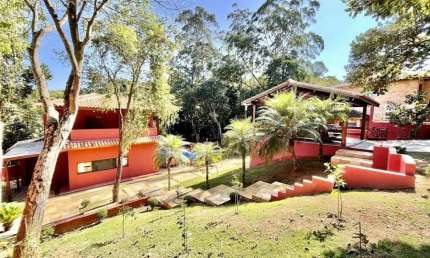 Casa em condomínio fechado com 4 quartos à venda na Rua México, 15, Chácara dos Lagos, Carapicuíba por R$ 4.900.000