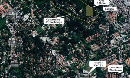Terreno à venda na Estrada do Lahyer, 2.000, Granja Viana, Cotia por R$ 1.370.000