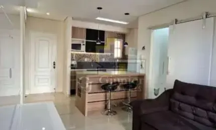 Locação: apartamento semi-mobiliado com 1 dormitório, sacada e garagem, centro, campinas (sp) - ap1419