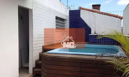 Cobertura com 3 dormitórios à venda, 170 m² por r$ 940.000,00 - icaraí - niterói/rj