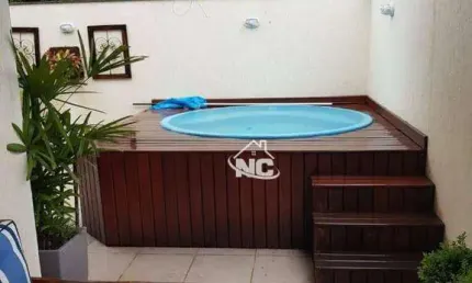 Cobertura com 2 dormitórios à venda, 130 m² por r$ 720.000,00 - maria paula - niterói/rj
