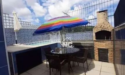 Apartamento com 4 dormitórios à venda, 180 m² por r$ 1.200.000,00 - santa rosa - niterói/rj