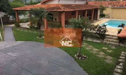 Casa com 4 quartos à venda, 3000 m² por r$ 1.100.000,00 - itaupuaçu - maricá/rj