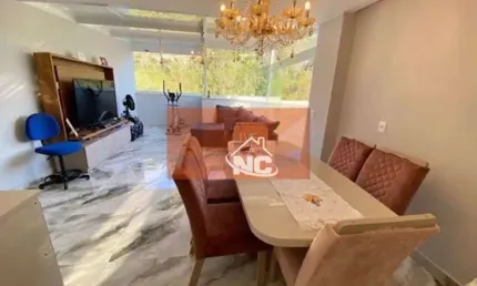 Cobertura com 3 dormitórios à venda, 130 m² por r$ 590.000,00 - piratininga - niterói/rj