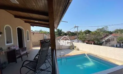 Casa com 4 dormitórios à venda, 390 m² por r$ 850.000,00 - maria paula - niterói/rj