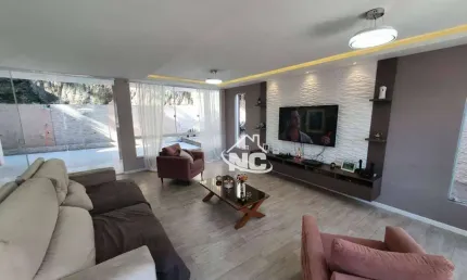 Casa condomínio country ii com 3 quartos à venda, 360 m² por r$ 850.000 - maria paula - são gonçalo/rj