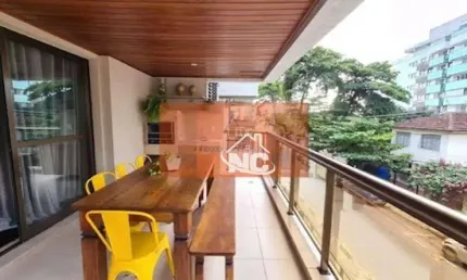 Novos começos  vende - apartamento com 3 quartos à venda, 115 m² por r$ 1.490.000 - charitas - niterói/rj