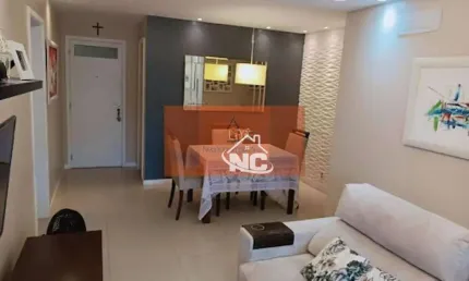 Apartamento com 3 quartos à venda, 105 m² por r$ 850.000 - santa rosa - niterói/rj