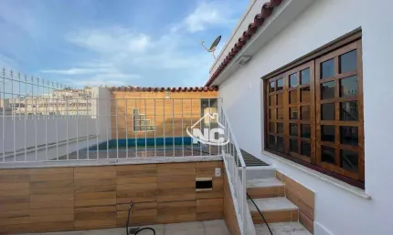 Cobertura com 2 quartos à venda, 179 m² por r$ 850.000 - icaraí - niterói/rj