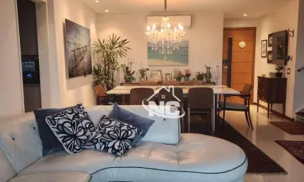 Novos começos vende - cobertura com 4 suítes à venda, 245 m² por r$ 2.250.000 - boa viagem - niterói/rj