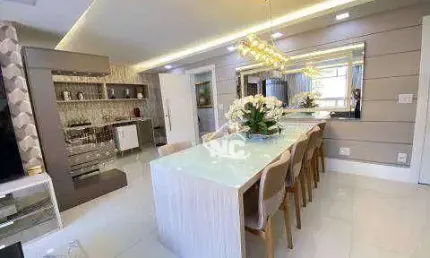Apartamento porteira fechada com 4 quartos à venda, 190 m² por r$ 1.800.000 - ingá - niterói/rj