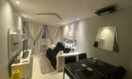 Apartamento com 2 quartos à venda, 70 m² por r$ 295.000 - largo do barradas - niterói/rj