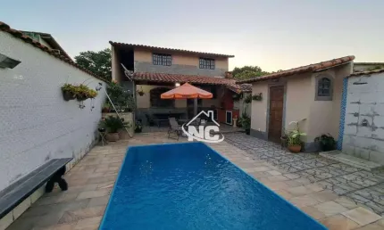 Casa com 4 quartos à venda, 120 m² por r$ 650.000 - barroco (itaipuaçu) - maricá/rj