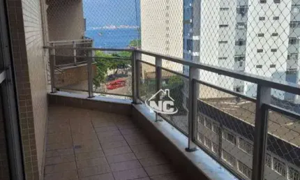 Condomínio vista mar. apartamento com 3 quartos à venda, 104 m² por r$ 1.300.000 - icaraí - niterói/rj