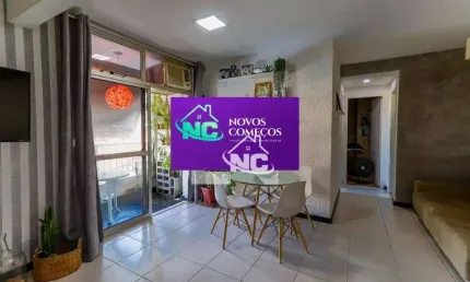 Apartamento com 2 dormitórios à venda, 80 m² por r$ 390.000,00 - santa rosa - niterói/rj