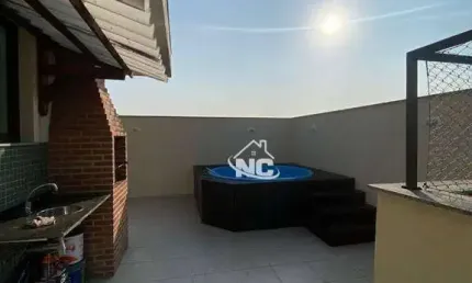 Cobertura com 2 quartos à venda, 119 m² por r$ 550.000 - badu - niterói/rj