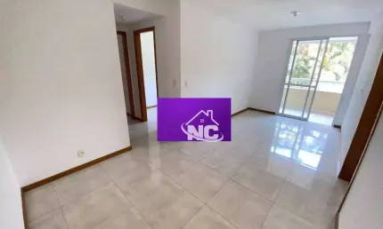 Apartamento condomínio portal de itaipu com 2 quartos  à venda, 65 m² por r$ 325.000 - badu - niterói/rj
