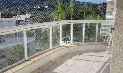 Apartamento condomínio praia oceânicas 3  à venda, 12quartos6 m² por r$ 657.000 - itaipu - niterói/rj