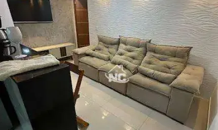 Flat com 1 quarto à venda, 28 m² por r$ 220.000 - jardim atlantico leste (itaipu - maricá/rj