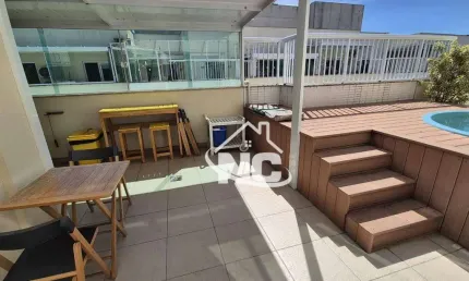 Cobertura com 3 quartos à venda, 127 m² por r$ 800.000 - badu - niterói/rj