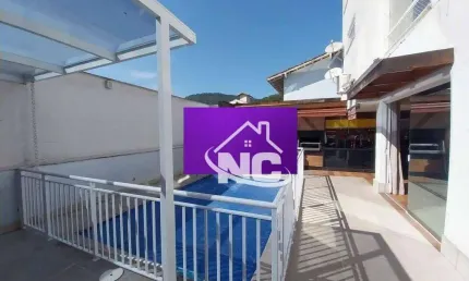 Casa no condomímio santa monica com 4 quartos à venda, 191 m² por r$ 780.000 - várzea das moças - niterói/rj